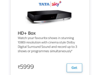 Tata Sky HD+ Upgrade Price Reduced to Rs. 5,999 for Existing Subscribers