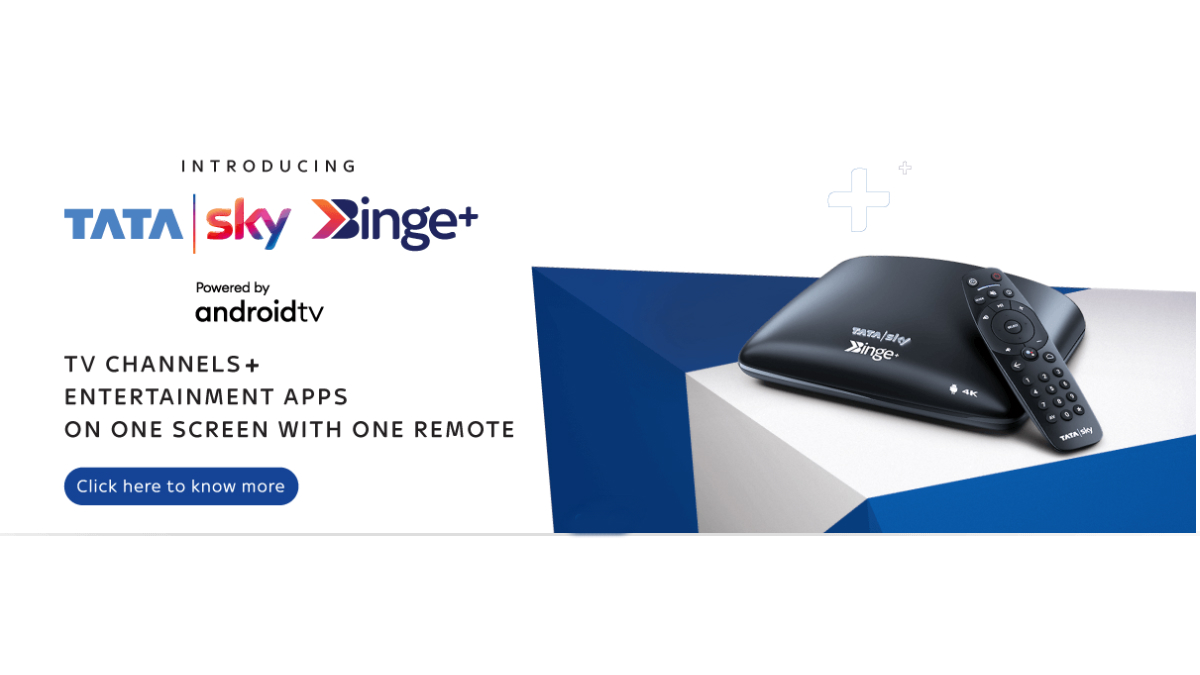 Tata Sky Binge+ Android TV-Based Set-Top Box Launched: Price in India, Features, Offers