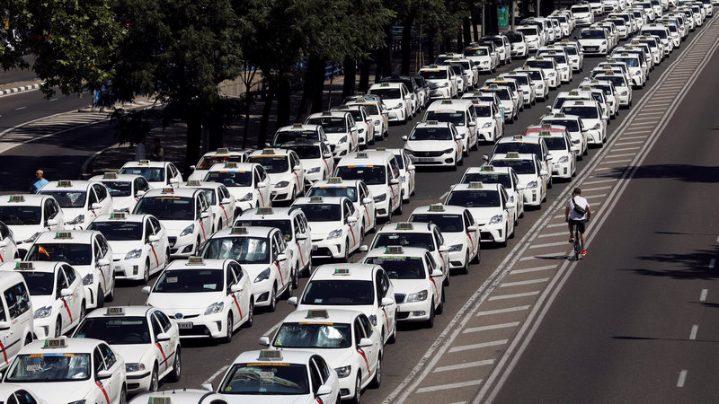 Uber: Spain Taxi Strike Against Ride-Hailing Services to Continue