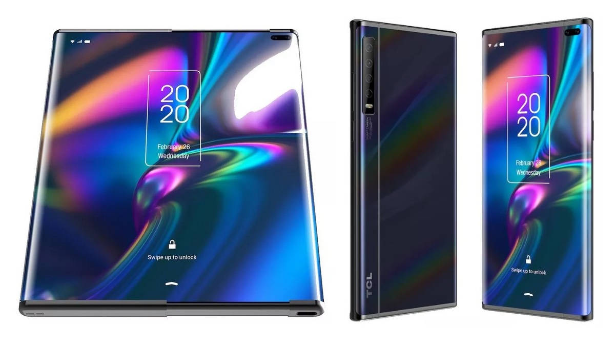 TCL Phone With a Slide-Out Display Leaked in Renders, Shows a Unique Take on Phone-Tablet Hybrid Form Factor