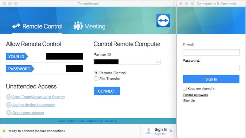 transfer files using teamviewer 9