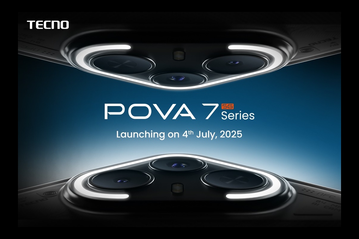 Tecno Pova 7 5G Series India Launch Set for July 4; Rear Design Teased