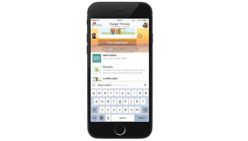 Telegram Adds Bot-Powered Games to the Messaging App