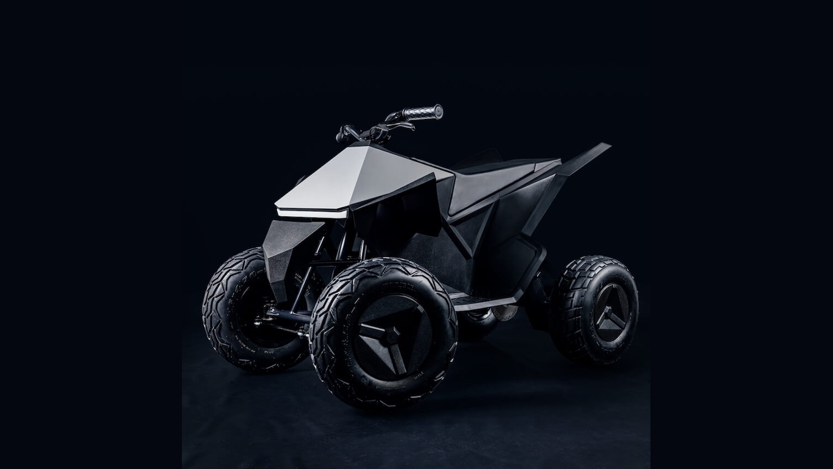 Tesla Cyberquad for Kids With 24 Km Range, Cybertruck-Inspired Design Launched