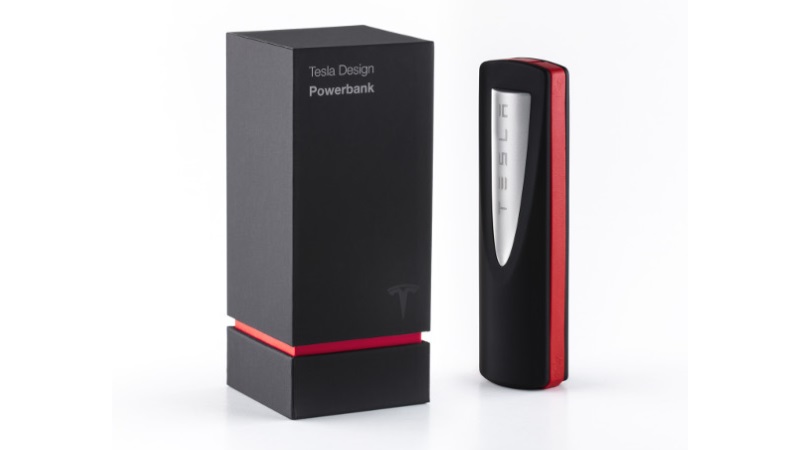 Tesla Launches a $45 Powerbank for Mobiles, Inspired by the Supercharger Monument