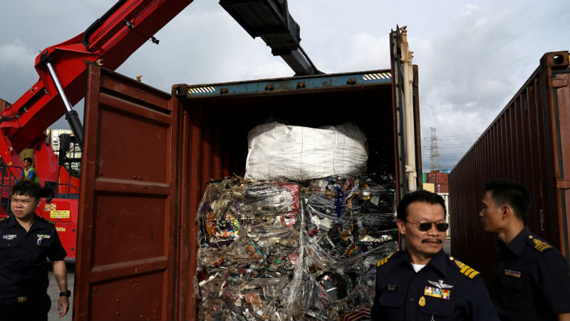 Thailand Is New Dumping Ground for World's High-Tech Trash, Police Say