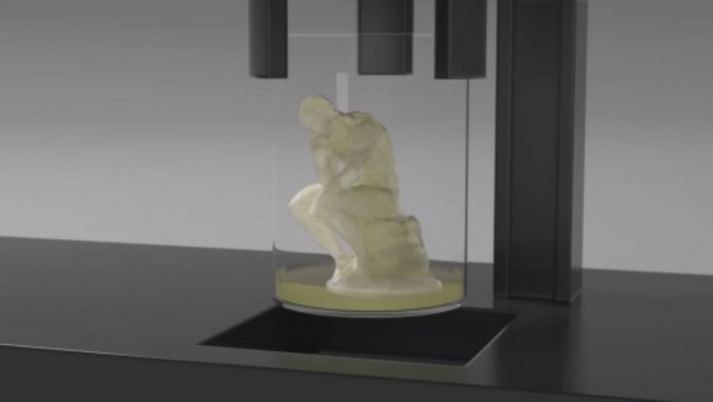 New 3D Printing Process Creates Solid Objects Using Rays of Light