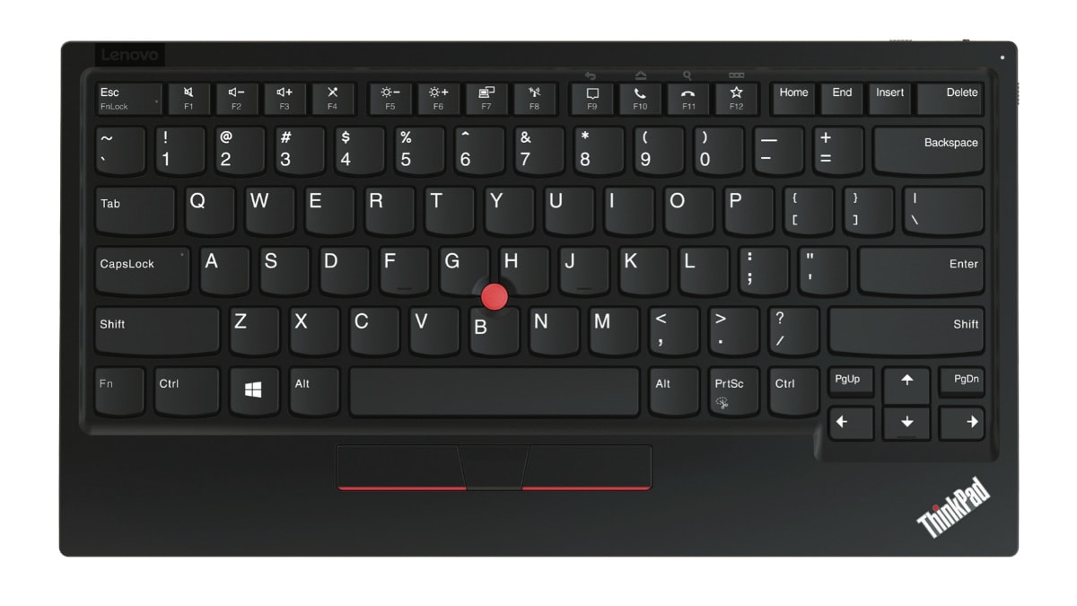 Lenovo at CES 2020: Thinkpad TrackPoint Keyboard II Unveiled, a Compact Full-Size ThinkPad Keyboard