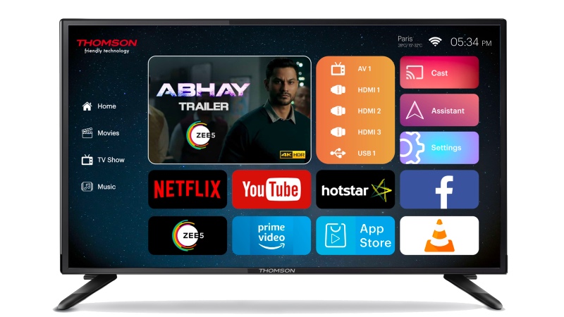 Thomson UD9 40-Inch 4K Smart TV Launched in India, Priced at Rs. 20,999