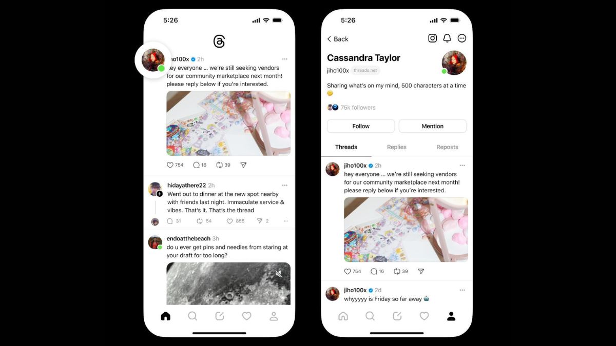 Instagram&rsquo;s Threads Rolls Out Activity Status Indicator for Real-Time Engagement With Others