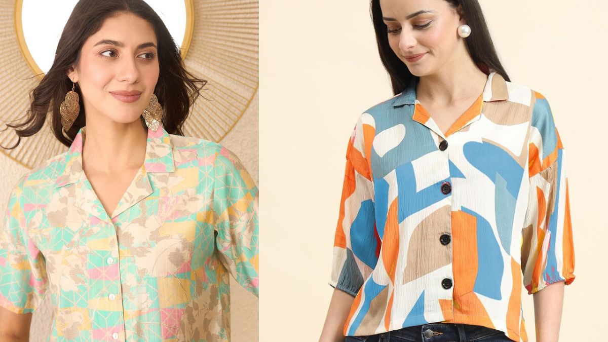 Top Abstract Printed Shirts For Women on Myntra&#039;s New Arrivals