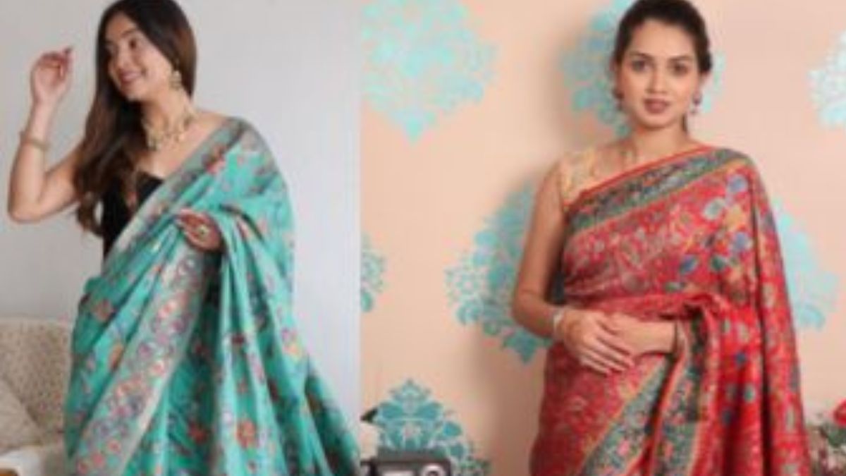 5 Best Pashmina Sarees For Women You Must Check Out on Myntra