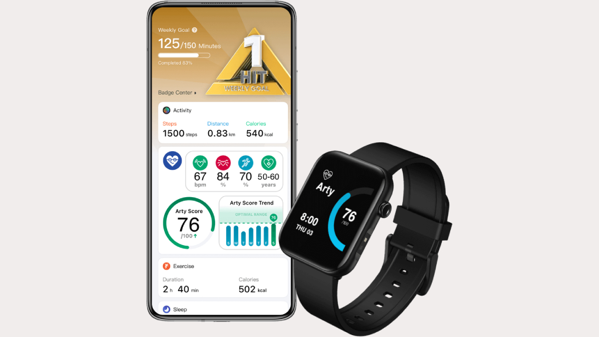 Mobvoi TicWatch GTH Pro With Long-Term Arterial Health Sensing Feature Launched