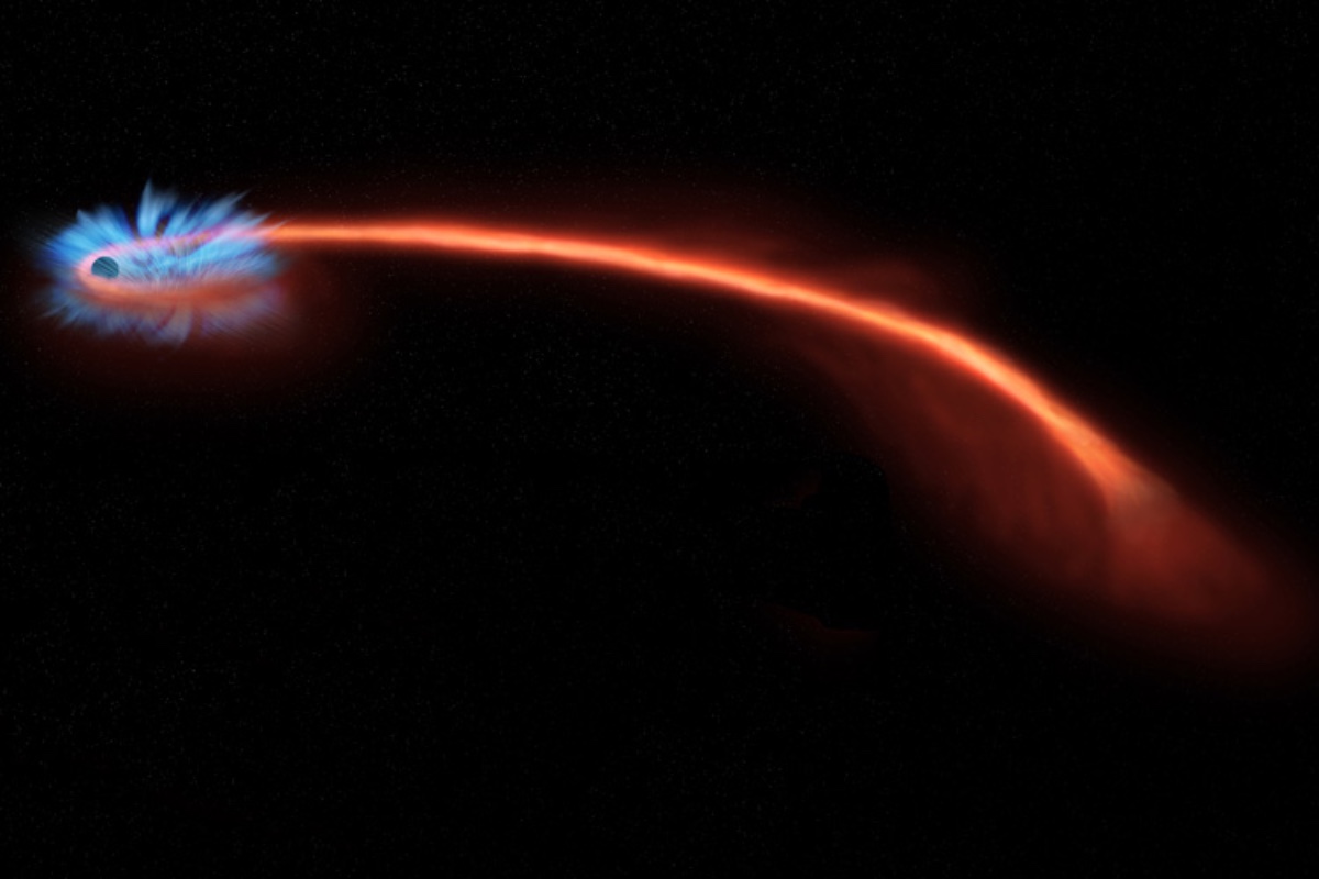 Tidal Event Analysis Suggests Black Hole Ripped Apart Star, Sent Its Material Out in Space