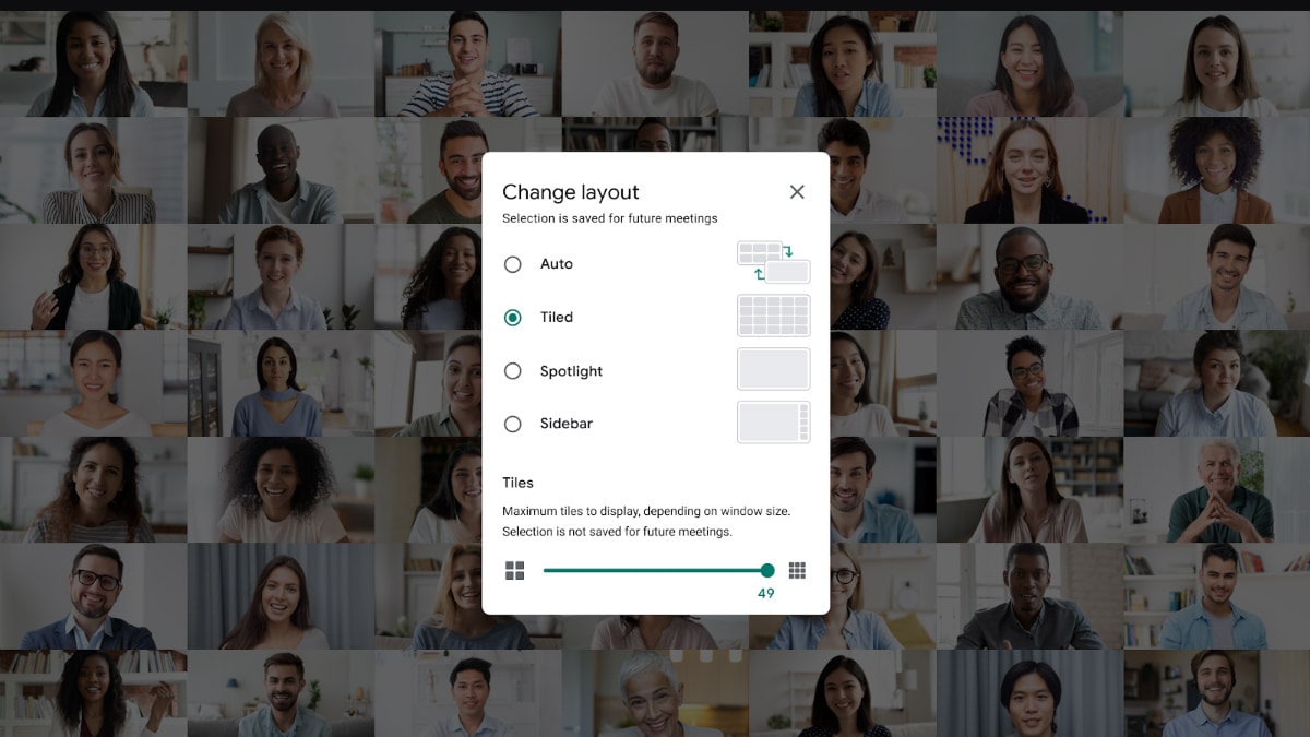 Google Meet Starts Getting 49-Person Grid View, Background Blur Feature |  Technology For You