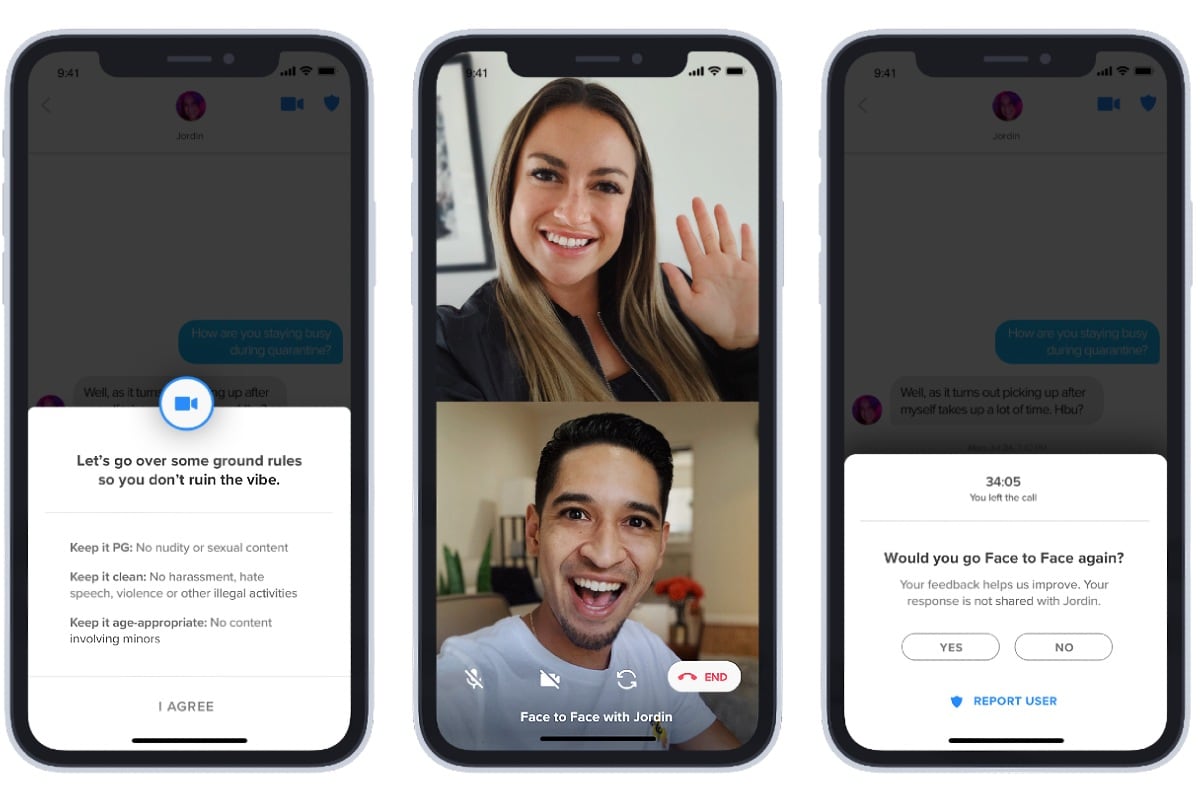 Tinder Expands Its In App Face To Face Video Chat Feature Globally Update Technology News