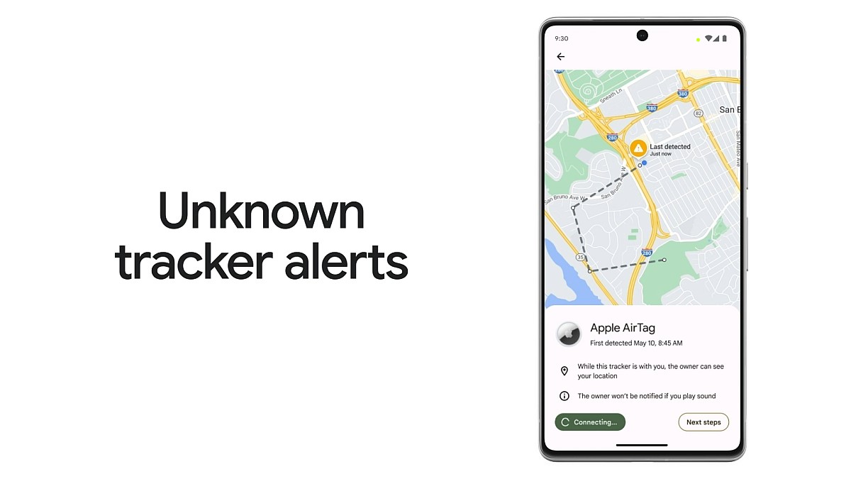 Google Rolls Out Apple AirTag Detection With Unwanted Tracking Alerts on Android Devices