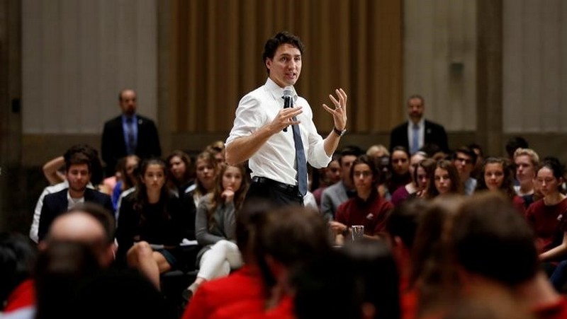 Justin Trudeau Pitches Canadian Globalism to California Tech Firms