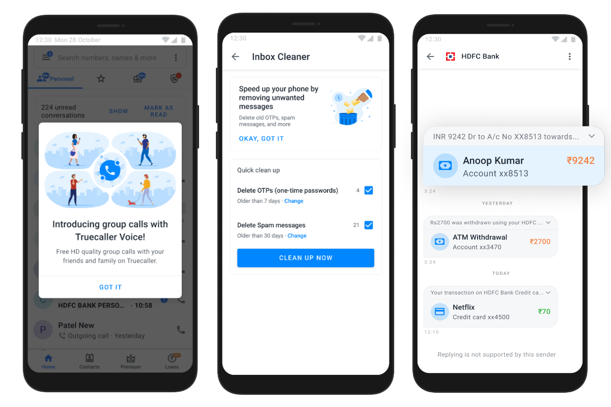 Truecaller for Android Gets Group Voice Calls, Smart SMS, Inbox Cleaner Features