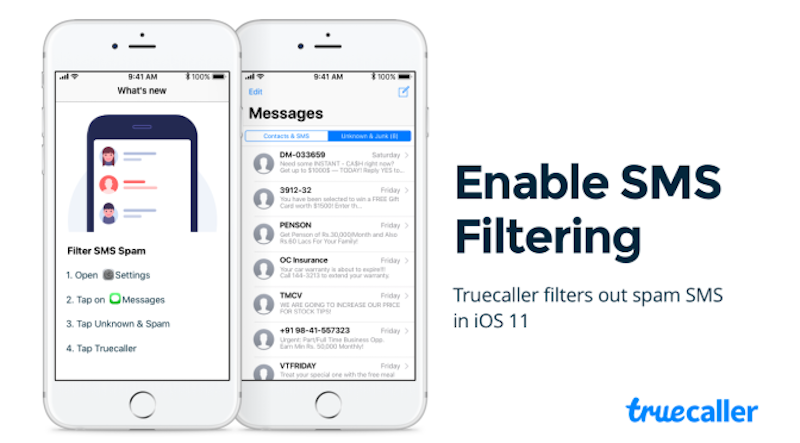 Truecaller Updated for iOS 11, Gets New Spam Filtering Feature for iMessage