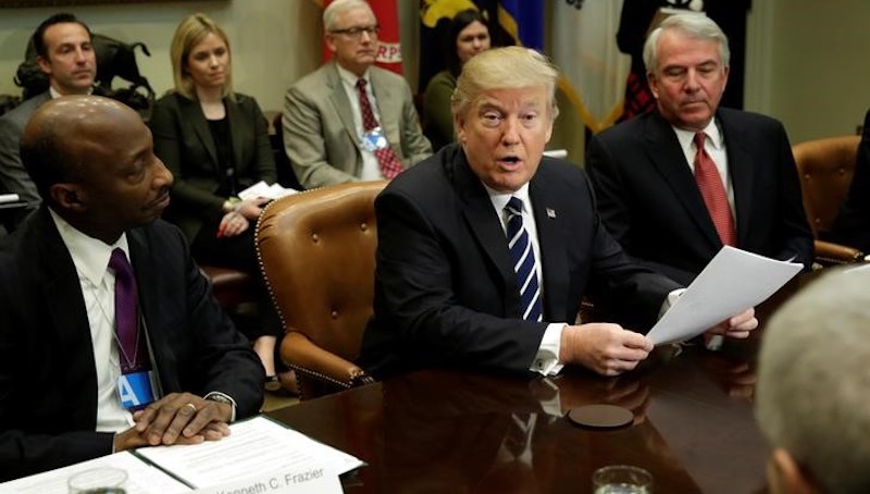 US President Donald Trump Signing of Cyber-Security Executive Order Postponed