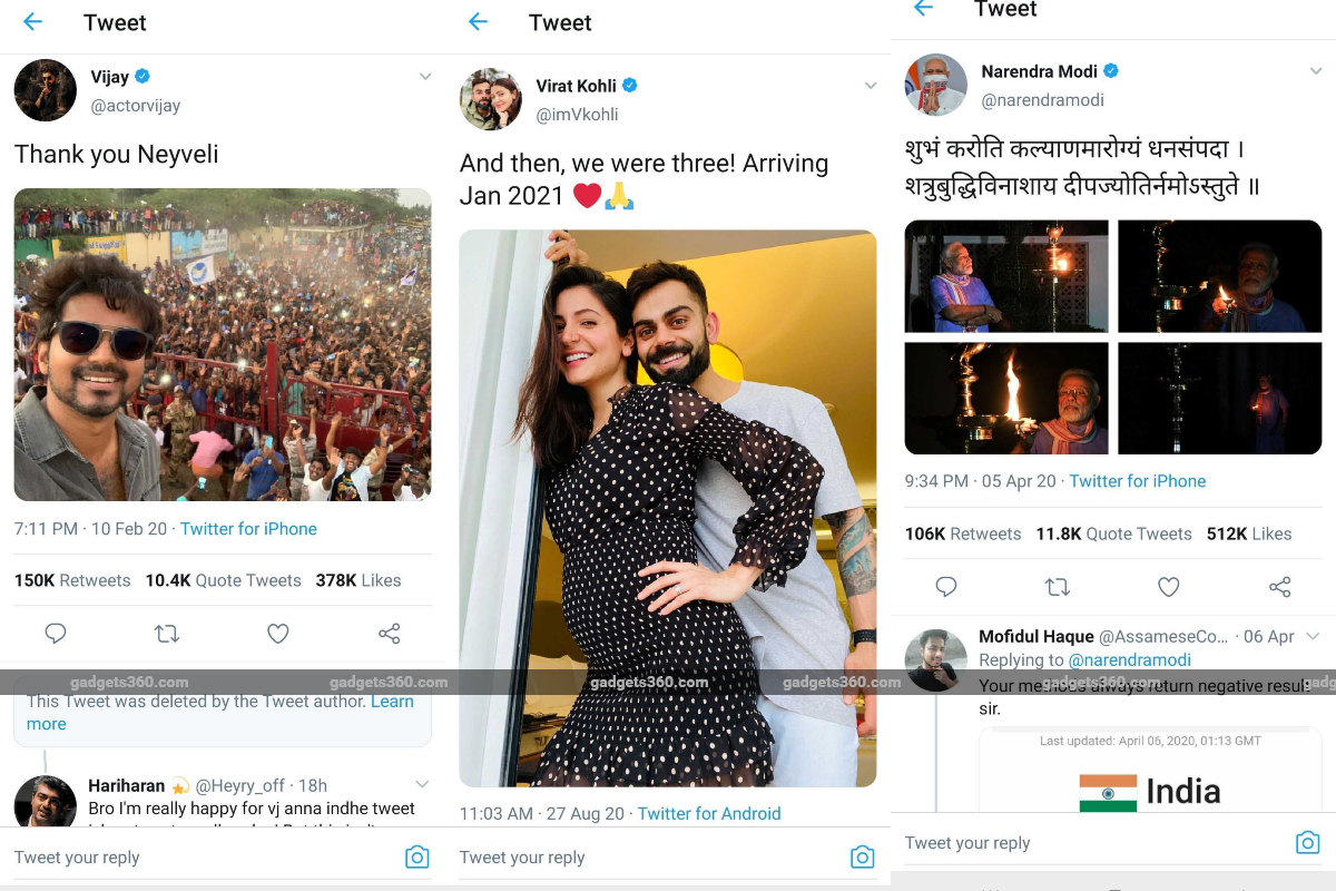 Twitter India in 2020: Tamil Actor Vijay’s Selfie Most Retweeted, Virat Kohli’s Tweet Most Liked