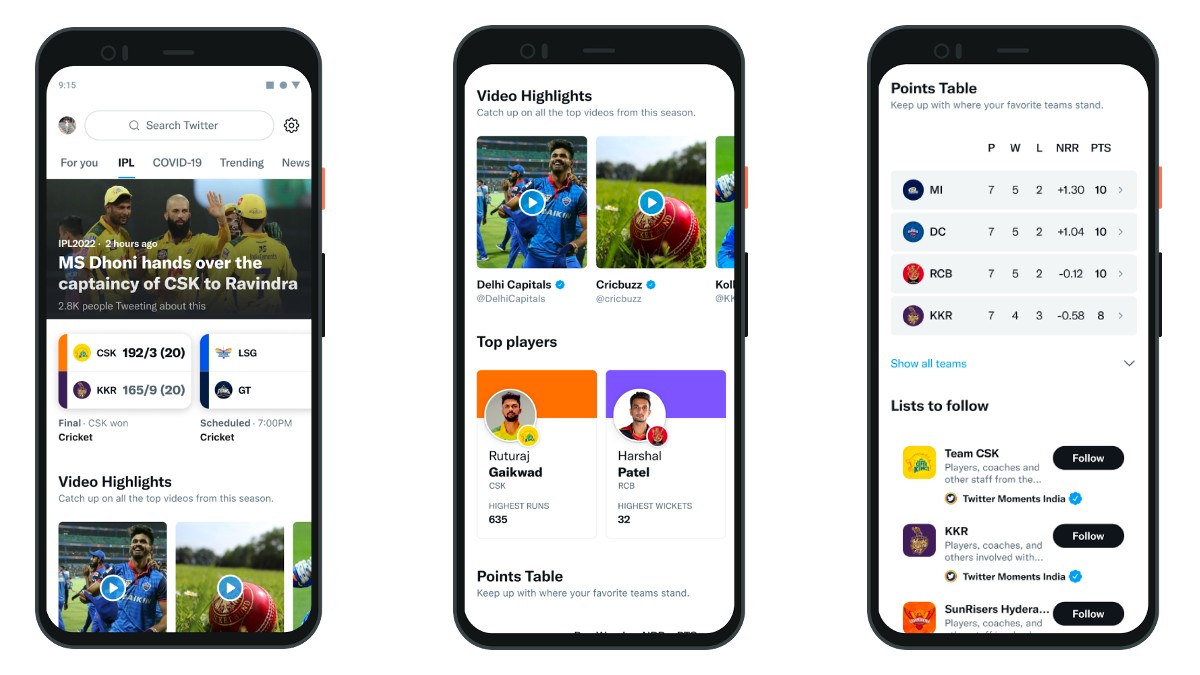Twitter Testing Cricket Tab for Indian Users on Android Amid IPL 2022