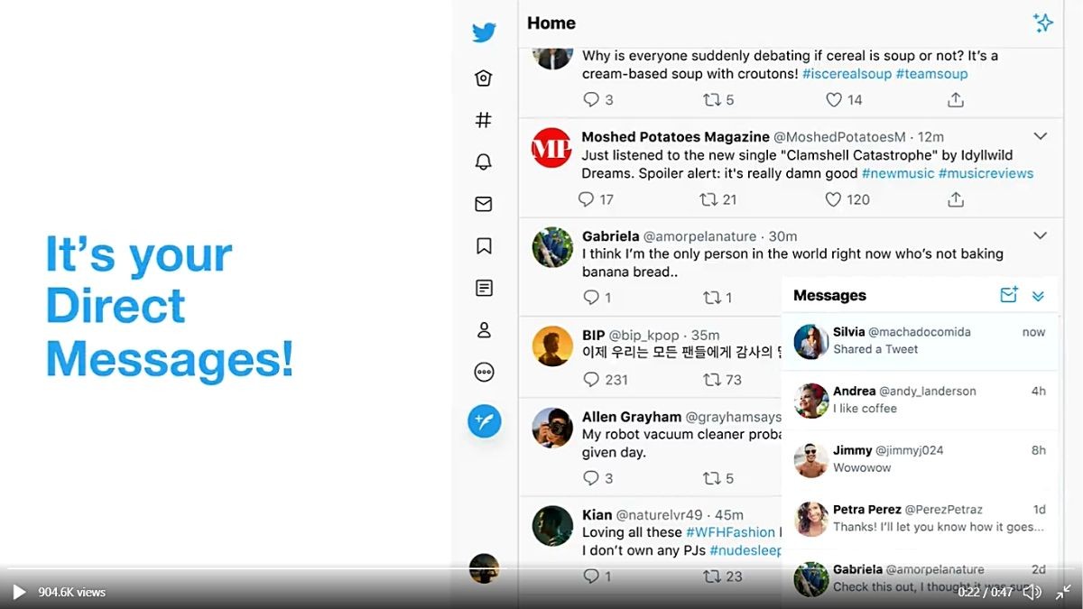 Twitter Rolls Out New Messaging Interface That Allows Users to Easily Access DMs