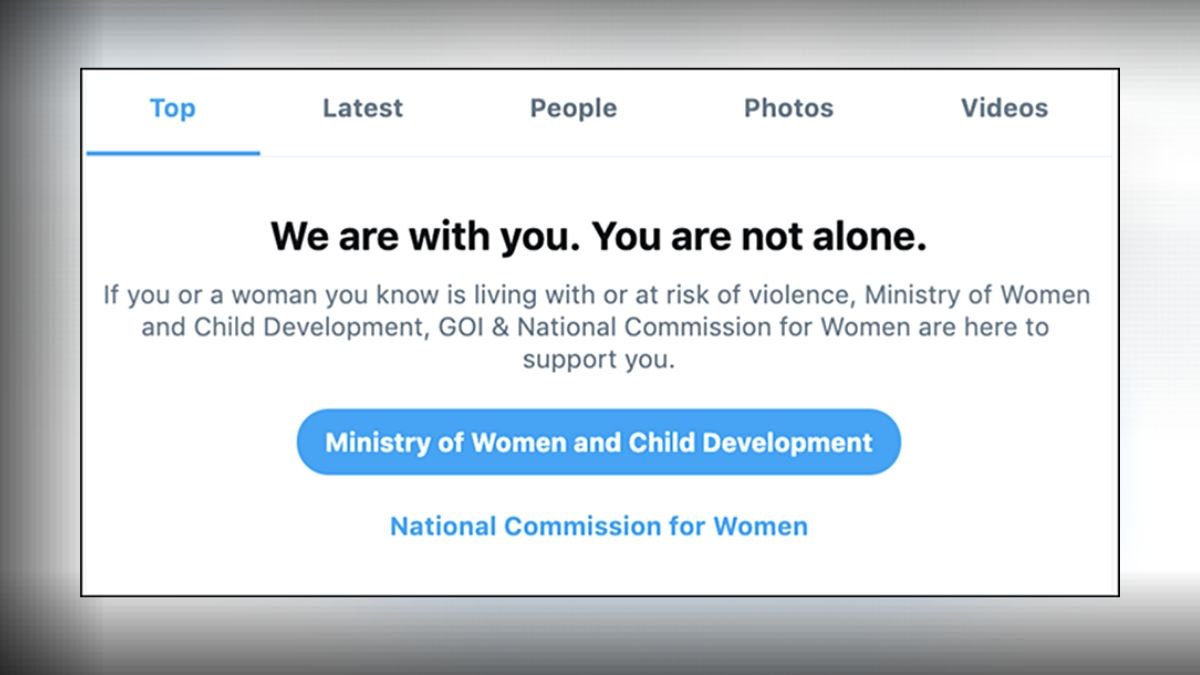 Twitter Adds New Search Prompt to Help Survivors of Domestic Violence in India