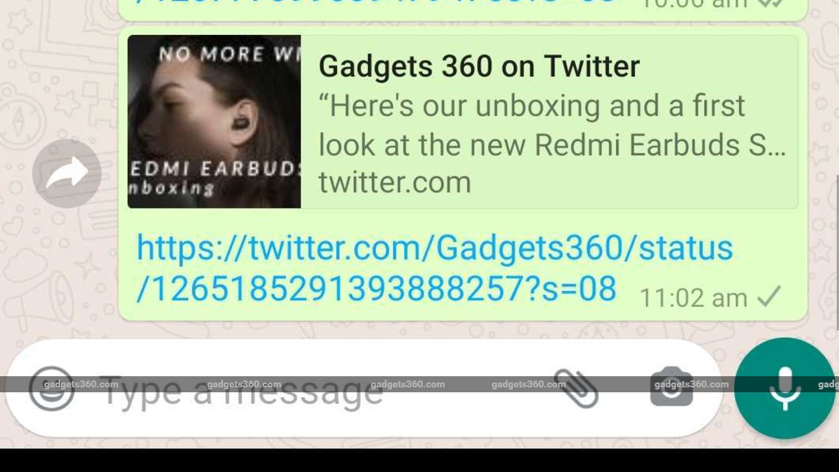 WhatsApp Responds to Twitter Link Preview Issue, Fix Released