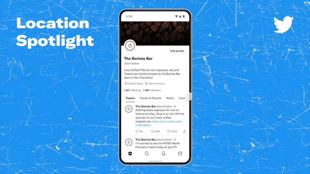 Twitter Location Spotlight Feature for Businesses Released, Professional Home Feature Announced: All Details