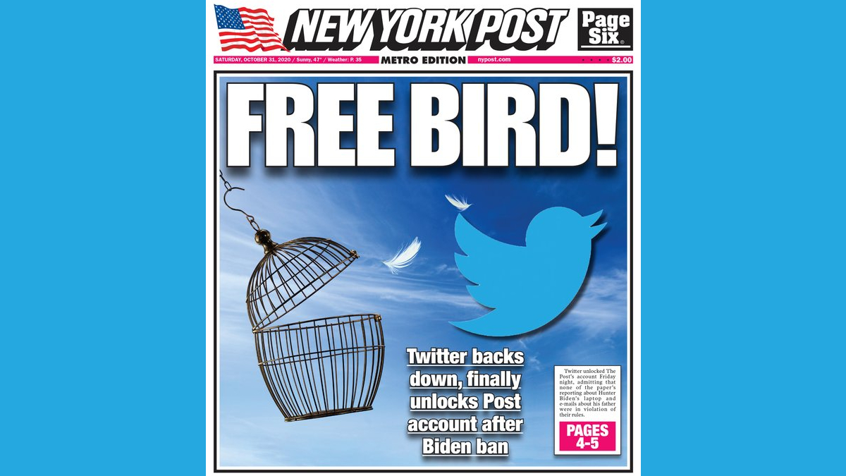 Twitter Unfreezes New York Post Account Days After Backlash From Republican Lawmakers