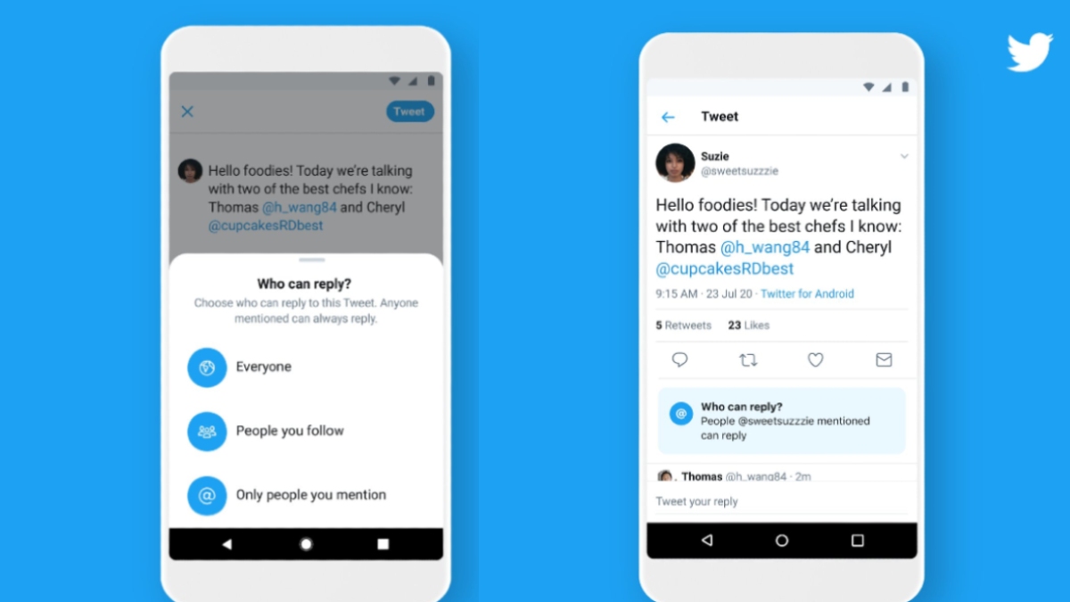 Twitter Rolls Out Limited Reply Feature to Everyone, Lets Users Decide Who Can Respond to Their Tweets
