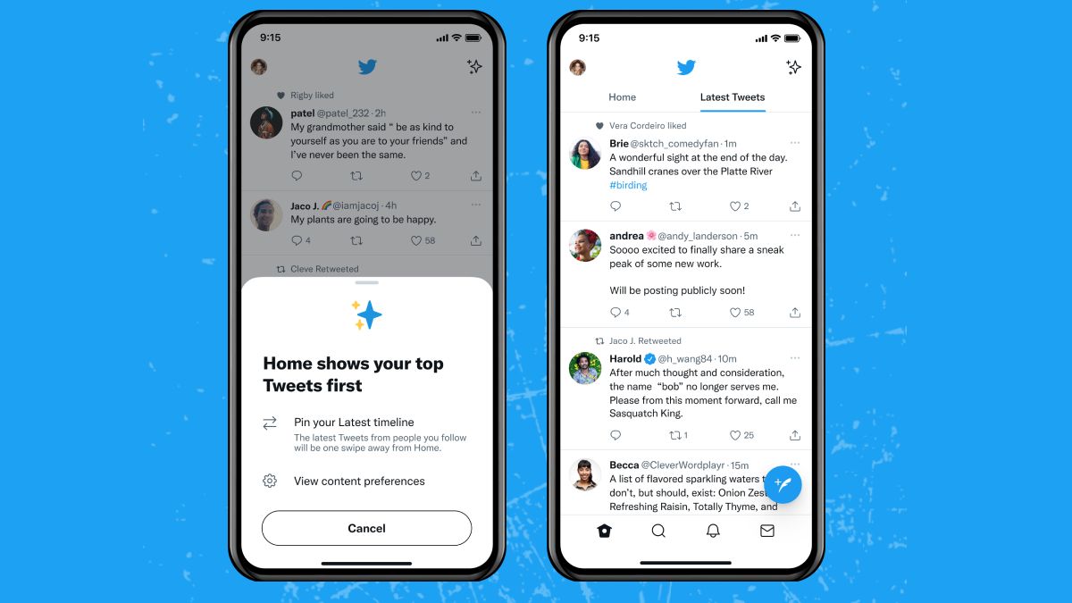 Twitter Reverses Twin-Tab Layout Decision, Makes It Easier to View Latest Tweets First