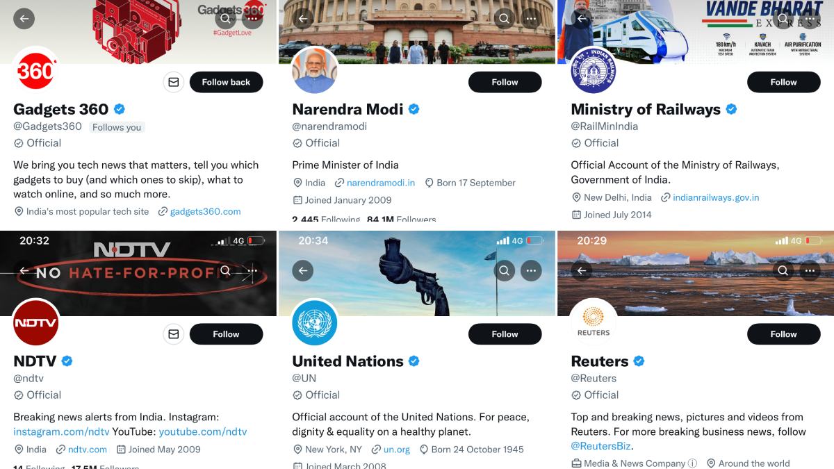 Twitter 'Official' Tick Starts Appearing on Verified Accounts in India, Original Blue Ticks Still Visible For Now