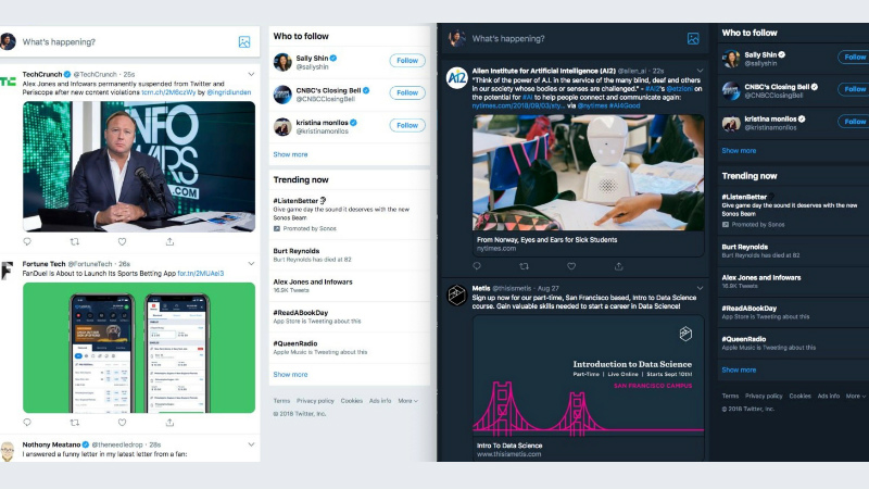 Twitter Tests New Web Interface, iOS Update Brings Audio-Only Broadcasts