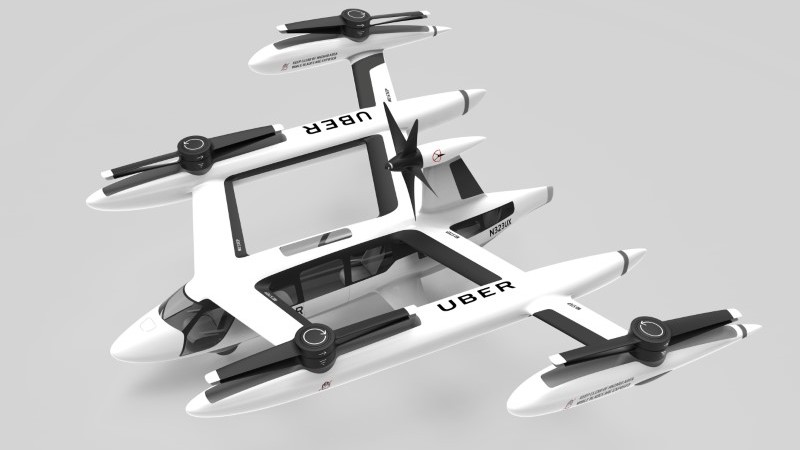 Uber Shows Off Its Vision for Future 'Flying Taxi'