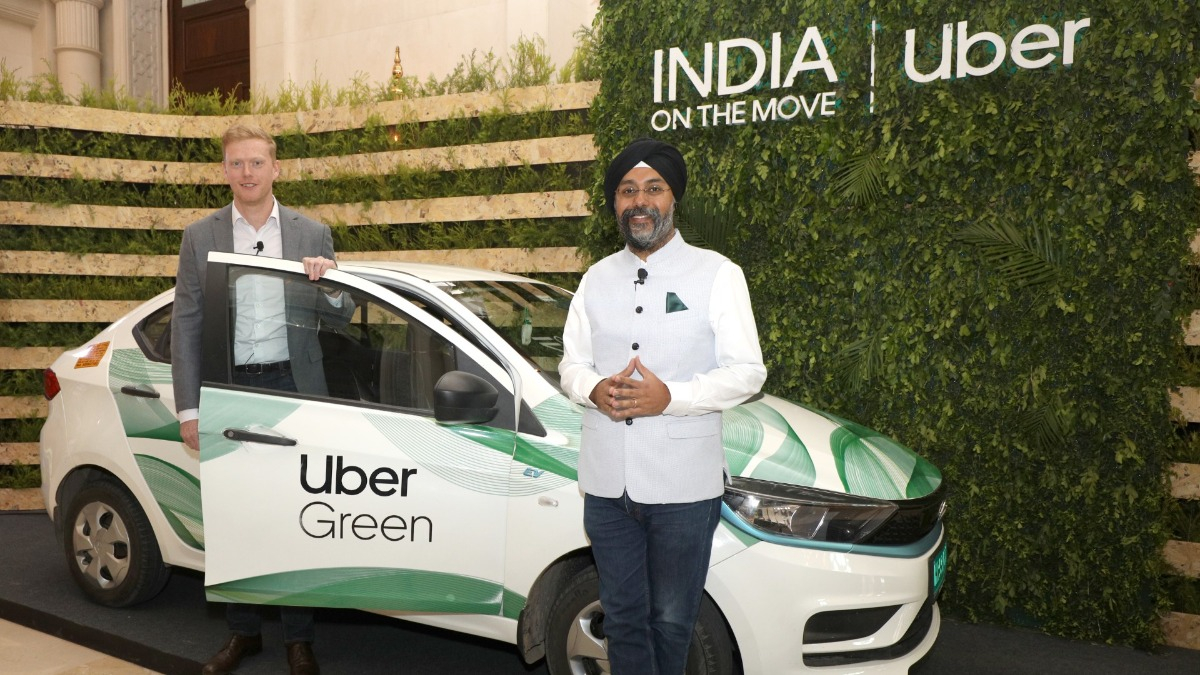 Uber to Launch All-Electric Uber Green Service in India; Unveils Partnership With EV Makers