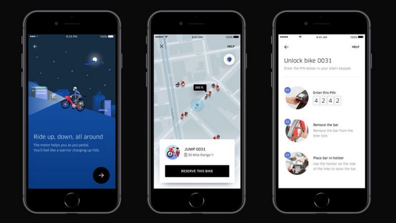 Uber Agrees to Buy Electric Bicycle-Sharing Startup Jump Bikes
