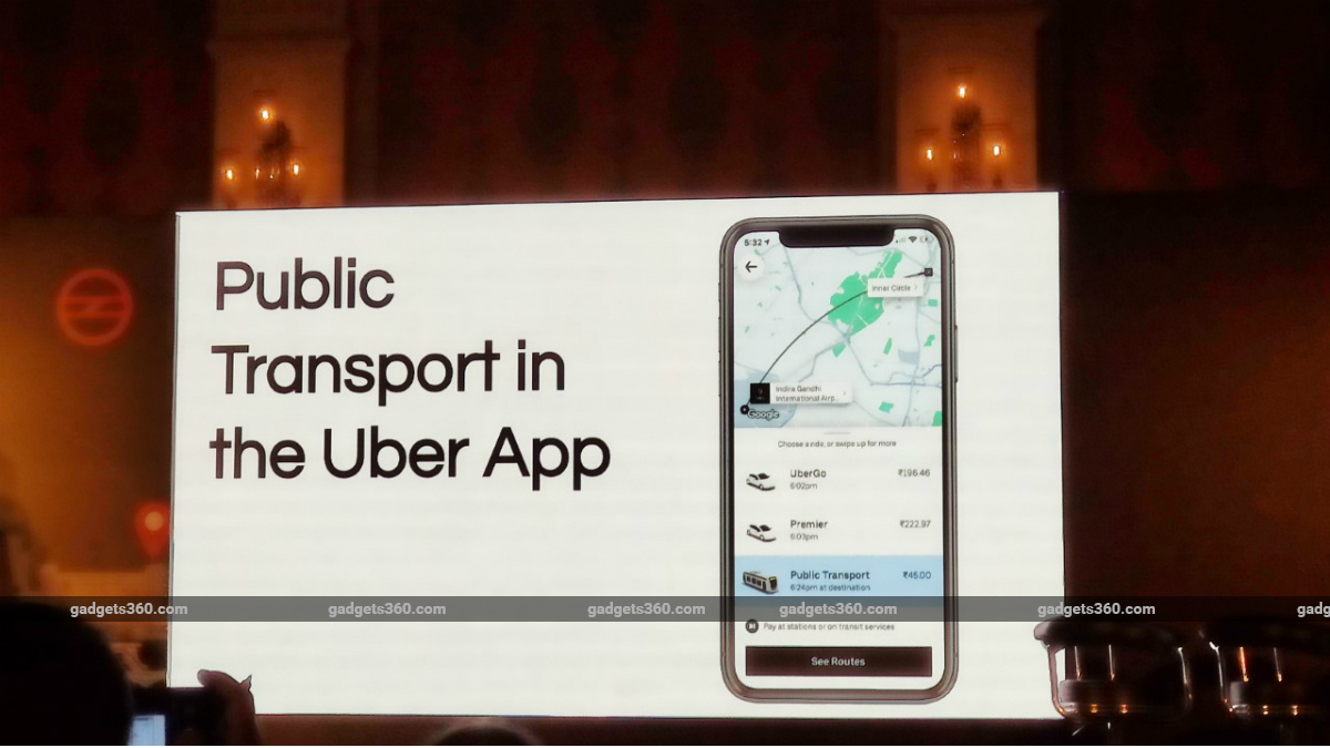 Uber Launches Public Transport Feature, Ties Up With Delhi Metro to Roll Out 'First-to-Last Mile' Connectivity