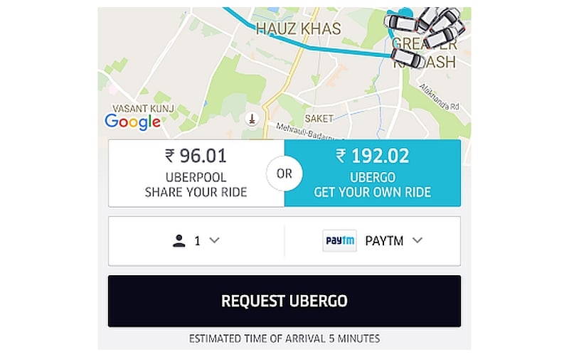 uber dynamic pricing