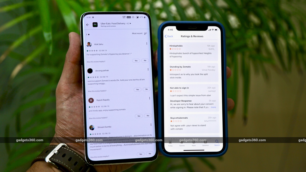 Zomato ‘Non-Hindu Rider’ Row: UberEats Caught in Crossfire, People Boycotting Uber as Well