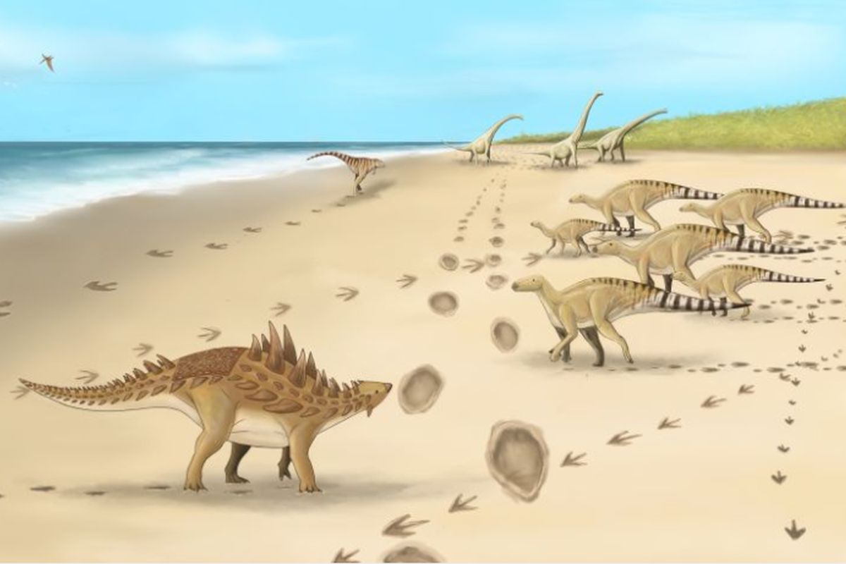Footprints of UK’s Last Dinosaurs From 110 Million Years Ago Found in Kent