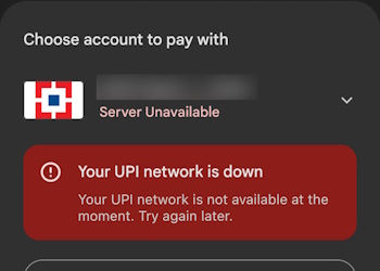 [Update] Several Users Face UPI Transaction Failures as Few Banks Hit by Technical Glitch