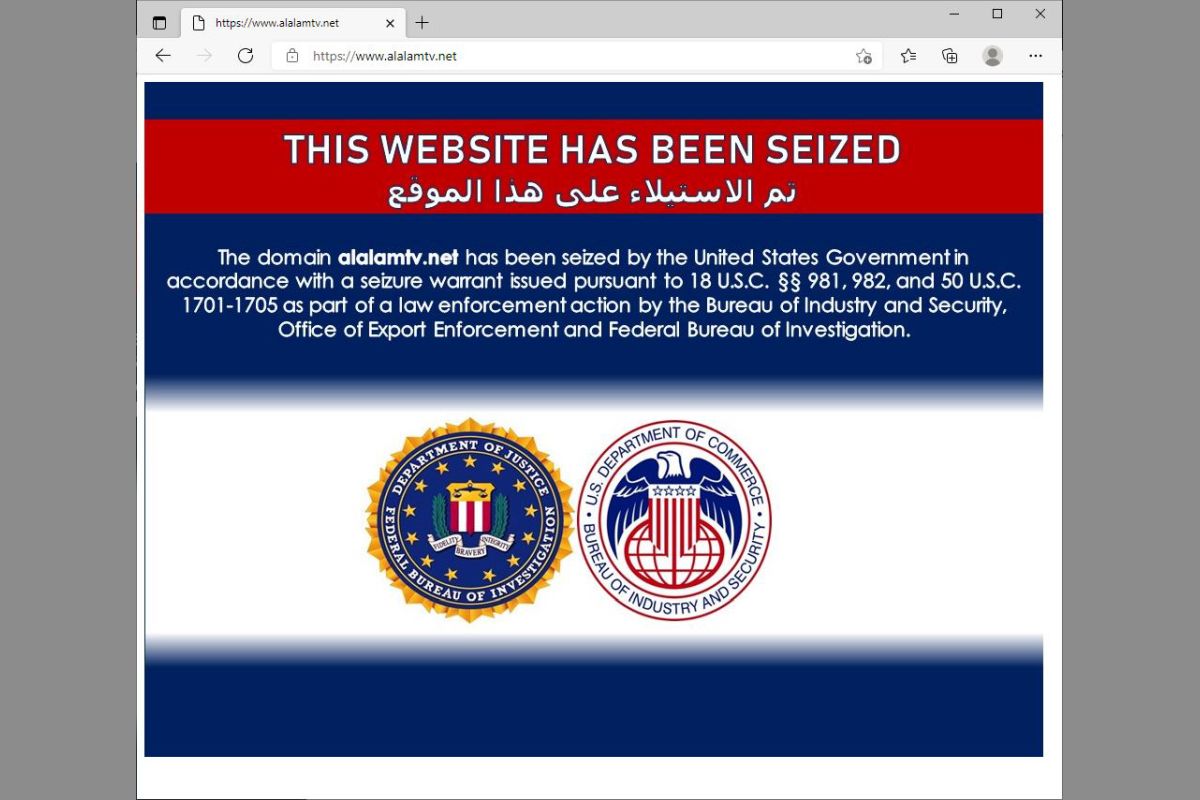 US Blocks Websites Linked to Iranian Disinformation, Violent Organisations