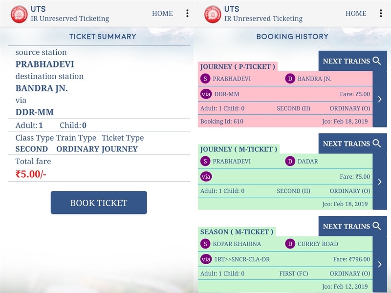 How to Book Local Train Tickets Online Using the UTS App