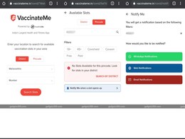 HealthifyMe Launches Real-Time COVID-19 Vaccination Slot Finder With WhatsApp Notifications for When Slots Open Up HealthifyMe Launches Real-Time COVID-19 Vaccination Slot Finder With WhatsApp Notifications for When Slots Open Up
