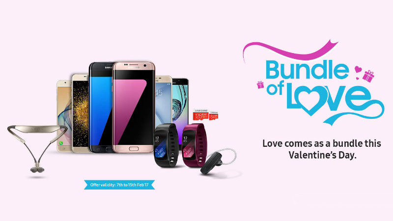 Samsung Valentine's Day Offers Include Smartphone Bundle Deals, Gear Fit 2 Discount