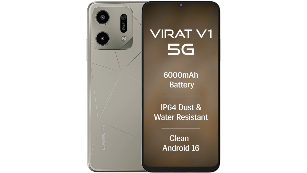 Lava Virat V1 5G and Virat V1 4G Go on Sale in India for the First Time Today: Price, Specifications, Sale Offers