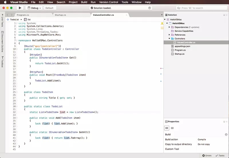 Microsoft Visual Studio for Mac to Launch This Week